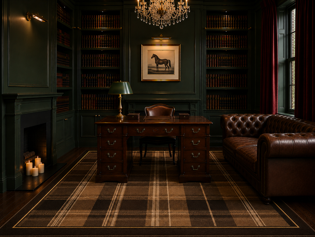 Equestrian Plaid Rug