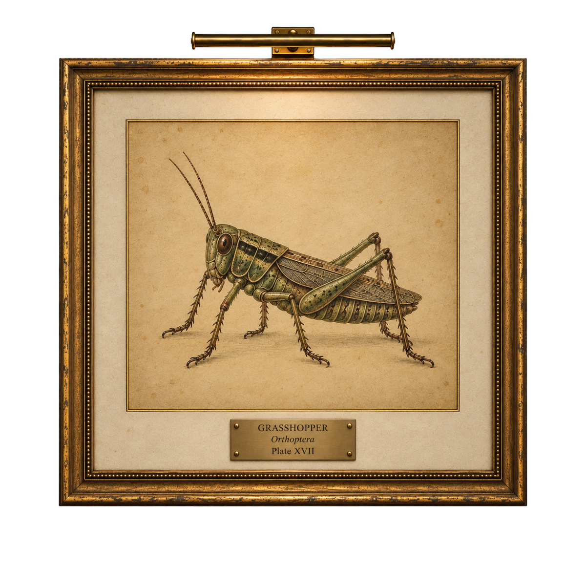 The Grasshopper — Plate XVII