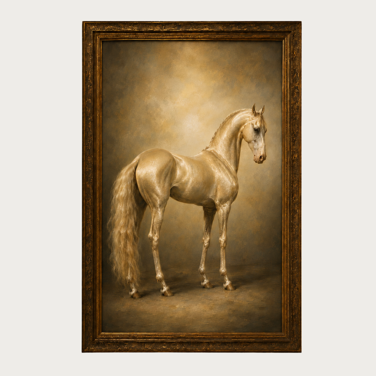 The Gilded Horse — Akhal-Teke No. I