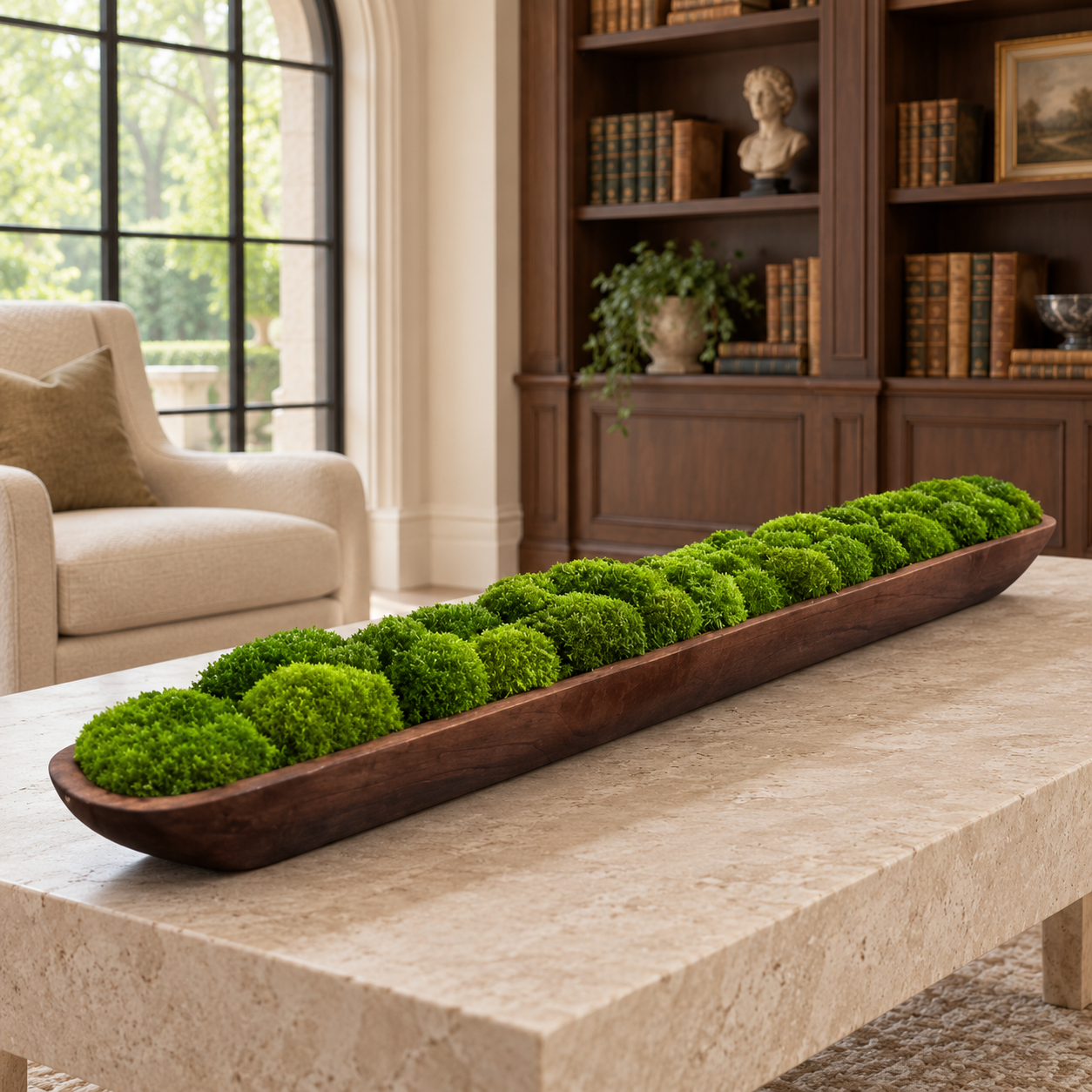 Vignette Vault Moss Centrepiece