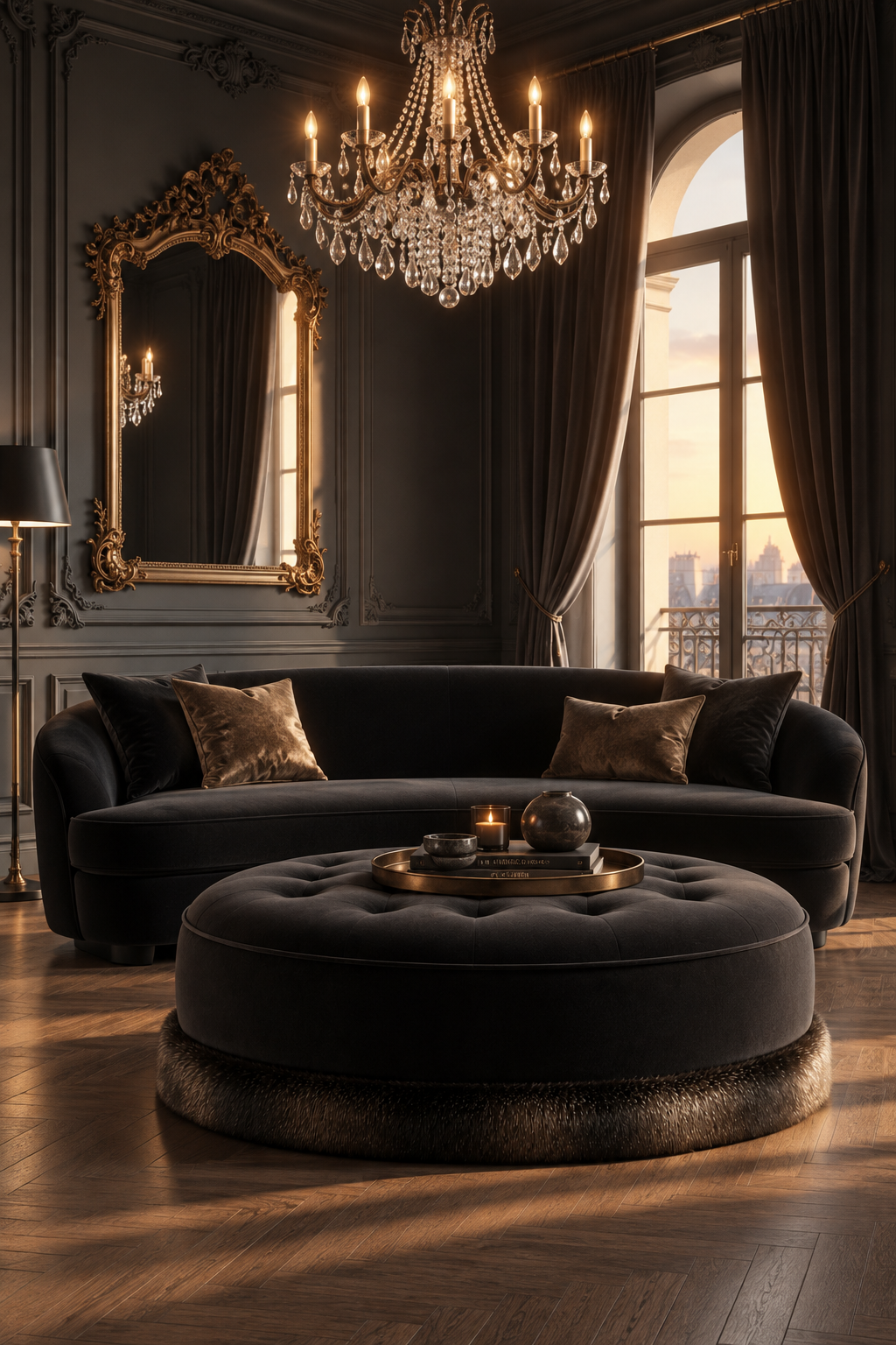 Josephine Cocktail Ottoman