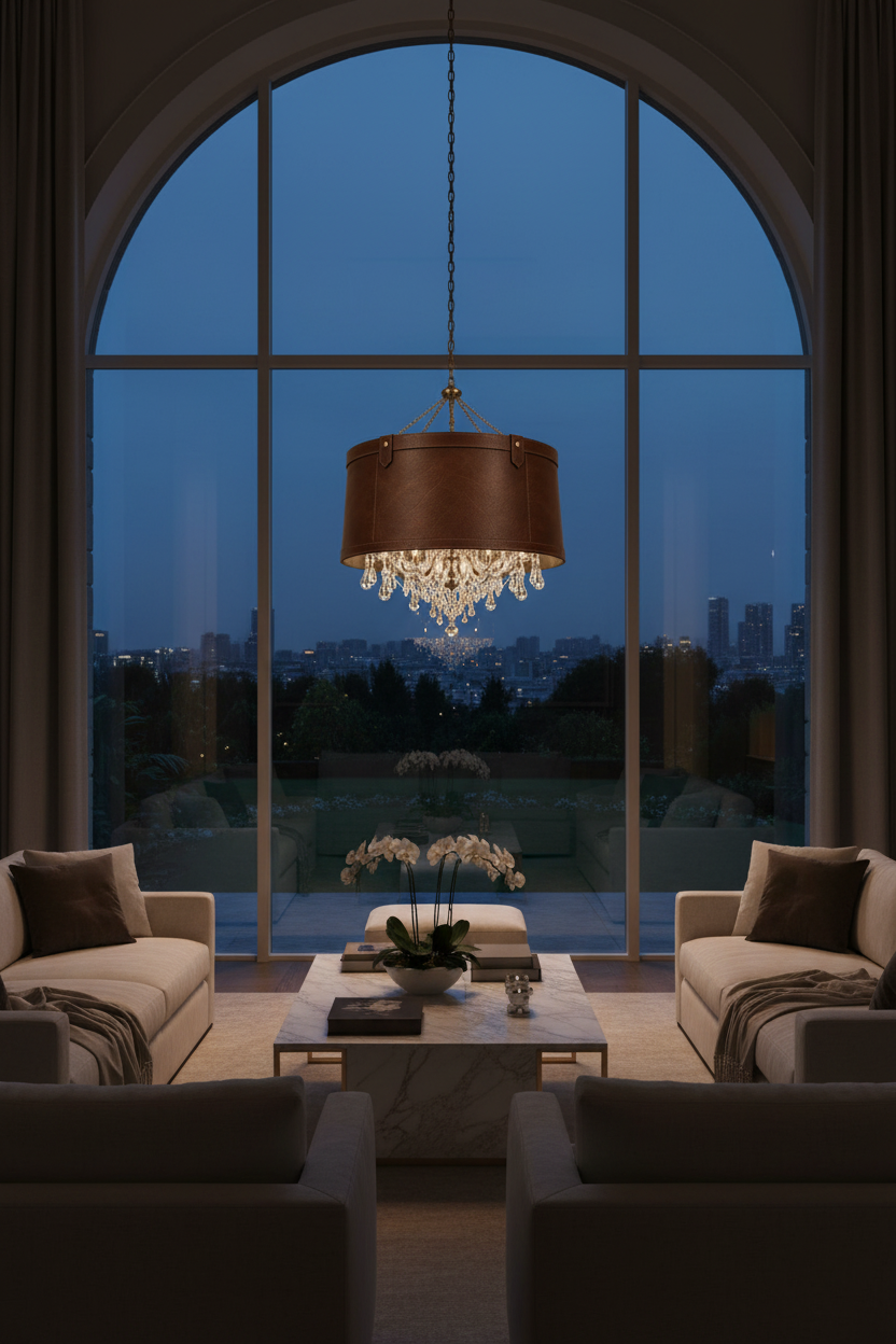 Dusk Window Reflection