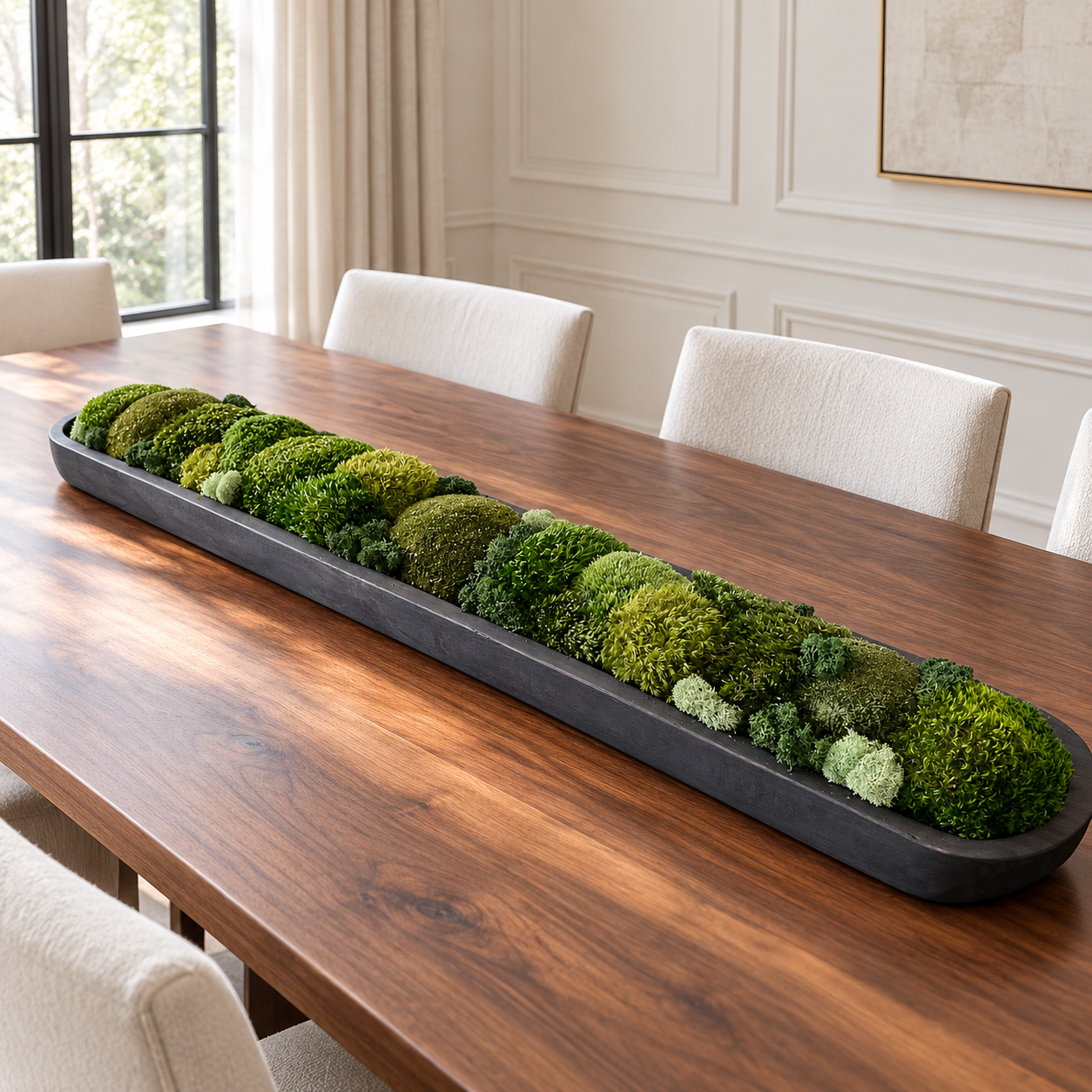 Vignette Vault Moss Centrepiece