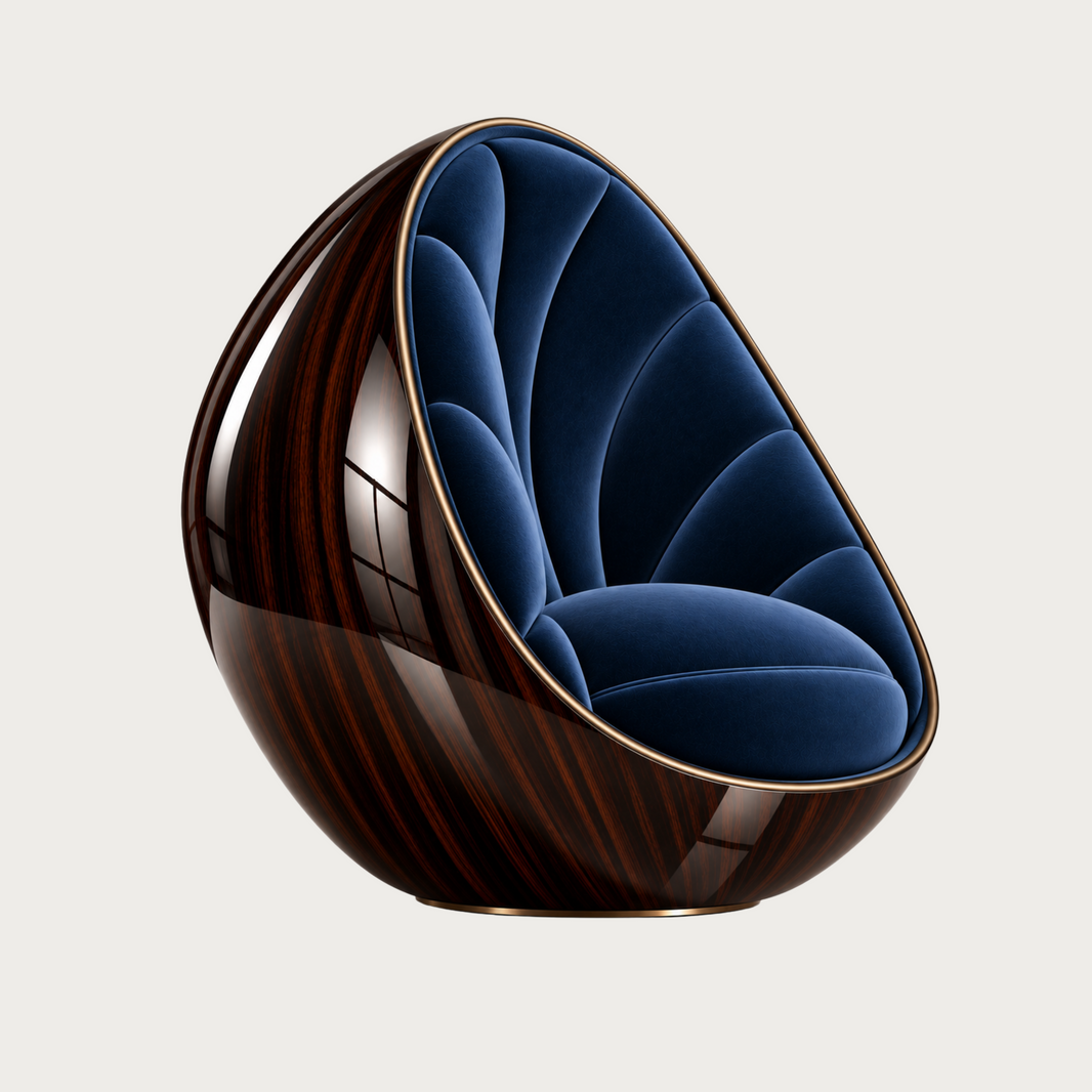 State Chair — Atelier Ébène Bleu