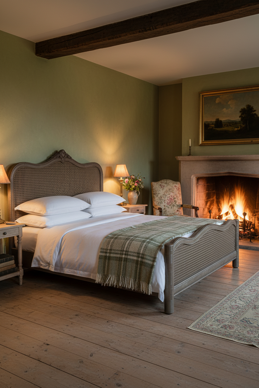Queen Anne Bed - English Country