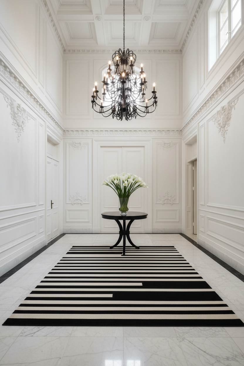 Stripe Rug — Entrance Hall