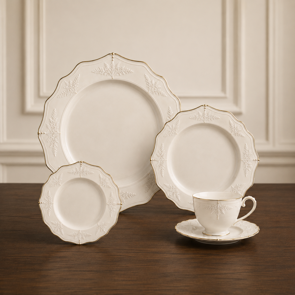 Villiers Dinnerware — Heritage Ivory